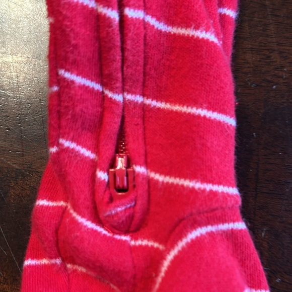 Baby Holiday One Piece Footed Zip Up Sleeper 6 Months EUC Santa Holiday - Picture 11 of 13